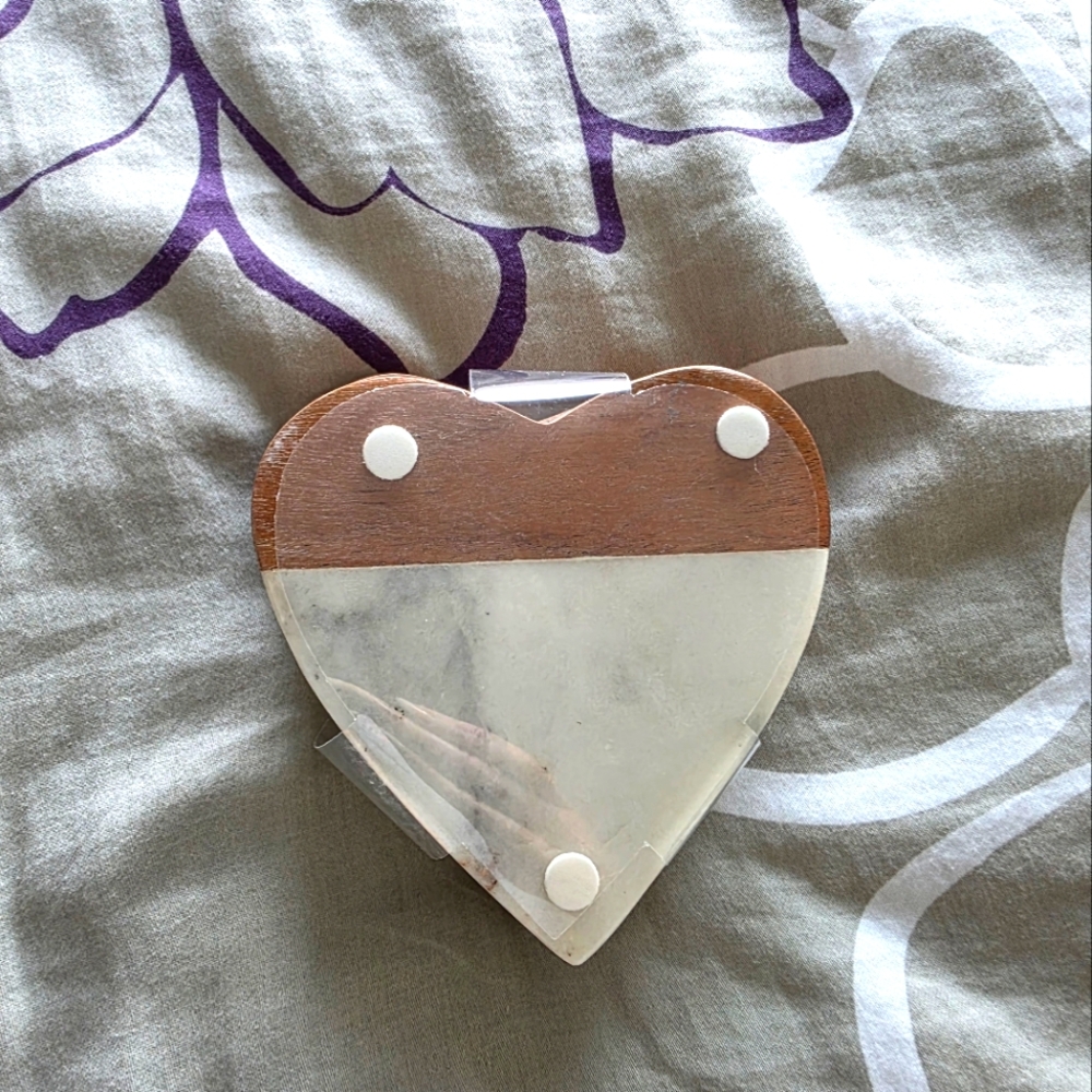 4 Piece Heart-Shaped Coasters